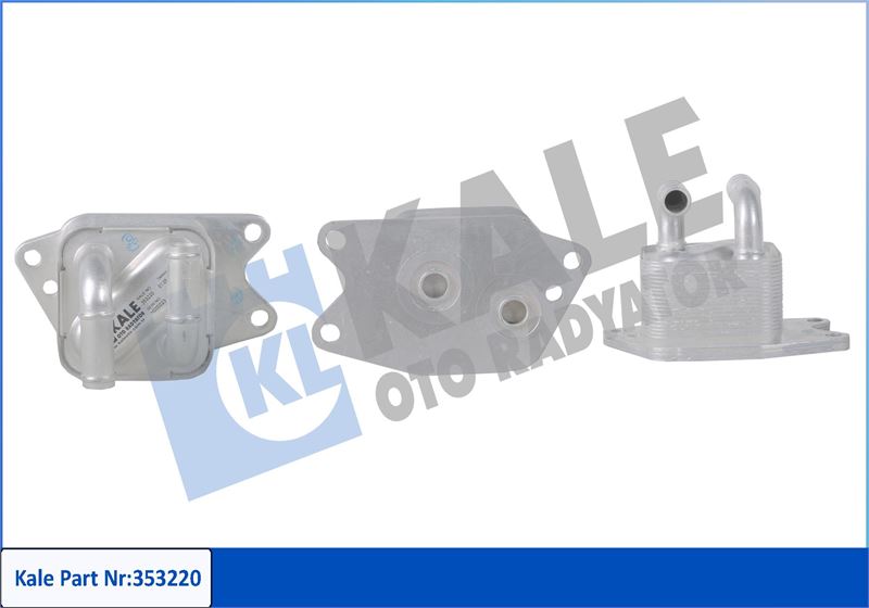 KALE OTO RADYATÖR 353220 Motor Yağ Soğutucusu - SKODA ROOMSTER (5J7) uyumlu
