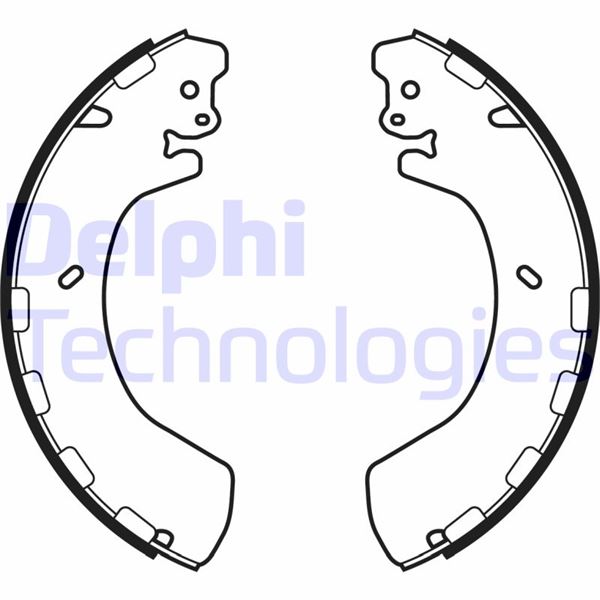 DELPHI LS2057 Fren Sistemleri Fren Pabucu - HYUNDAI TERRACAN (HP) uyumlu
