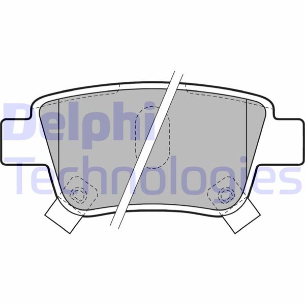 DELPHI LP1785 Fren Sistemleri Fren Balatası - TOYOTA AVENSIS Sedan (_T25_) uyumlu