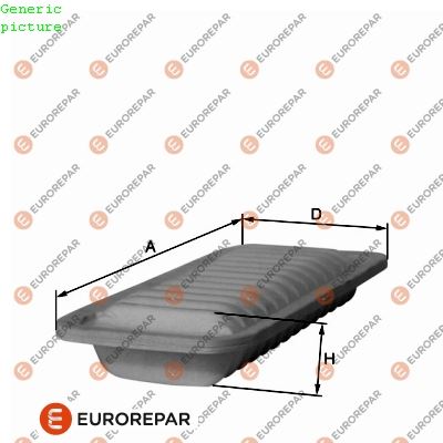 EUROREPAR 1680330180 Motor Hava Filtresi - TOYOTA COROLLA Sedan (_E15_) uyumlu
