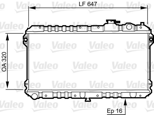 VALEO 731437 Soğutma Sistemi Su Soğutucu & Parçaları - MAZDA MX-5 I (NA) uyumlu
