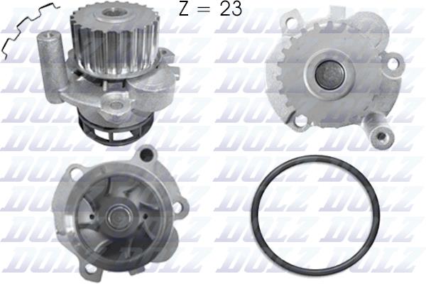 DOLZ A212 Motor Devirdaim - VW GOLF VI (5K1) uyumlu
