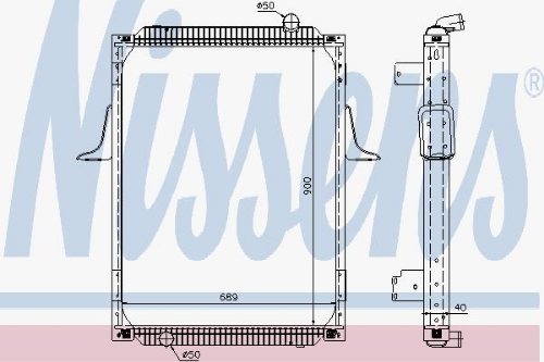 NISSENS 63788A Soğutma Sistemi Su Soğutucu & Parçaları