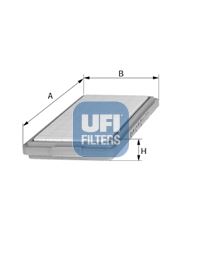 UFI 30.928.00 Motor Hava Filtresi - FIAT RITMO (138_) uyumlu