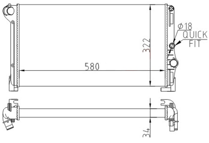 Su Radyatörü - MFI494034 Ürün Görseli