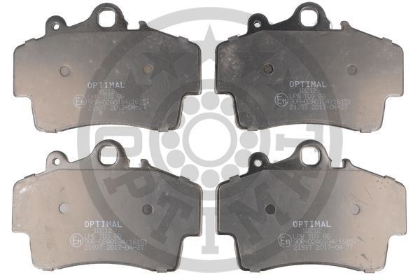 OPTIMAL BP-10212 Fren Sistemleri Fren Balatası - PORSCHE BOXSTER (986) uyumlu