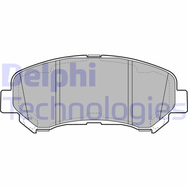 DELPHI LP2031 Fren Sistemleri Fren Balatası - NISSAN X-TRAIL II (T31) uyumlu