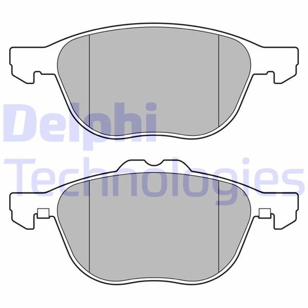 DELPHI LP3650 Fren Sistemleri Fren Balatası - FORD TOURNEO CONNECT / GRAND TOURNEO CONNECT V408 MPV uyumlu