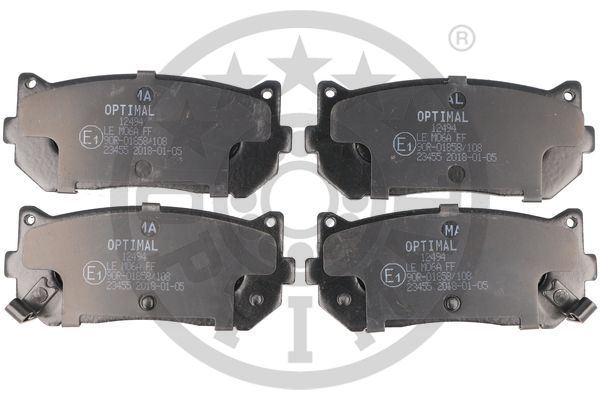 OPTIMAL BP-12494 Fren Sistemleri Fren Balatası - KIA CLARUS (K9A) uyumlu