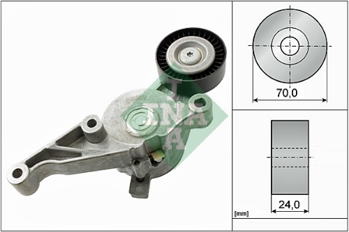 Schaeffler INA 534 0151 10 Motor Kayış Gergisi - VW CADDY III Kasa/büyük limuzin (2KA, 2KH, 2CA, 2CH) uyumlu