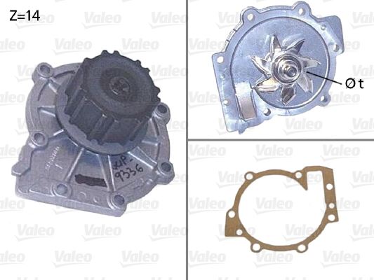 VALEO 506853 Motor Devirdaim - VOLVO S80 I (184) uyumlu