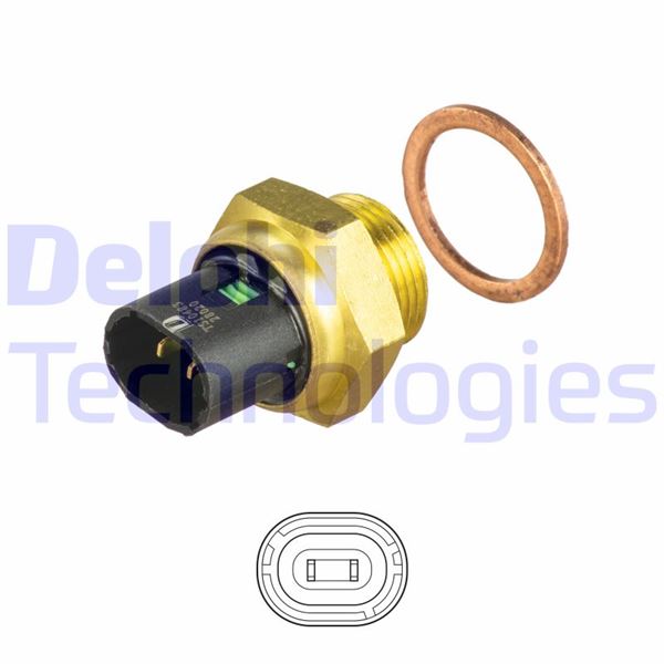 DELPHI TS10483 Elektrik Sistemi Sensörler - RENAULT SUPER 5 (B/C40_) uyumlu