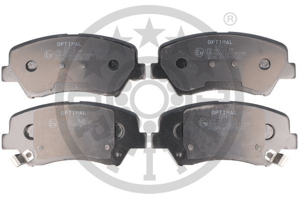 OPTIMAL BP-12605 Fren Sistemleri Fren Balatası - HYUNDAI SANTA FÉ III (DM, DMA) uyumlu