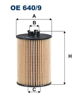 FILTRON OE 640/9 Motor Yağ Filtresi - MERCEDES-BENZ A-SERISI (W169) uyumlu