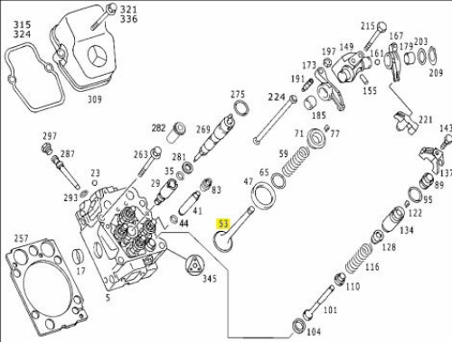 Supap - MERCEDES ORIJINAL - A5410500226 Ürün Görseli