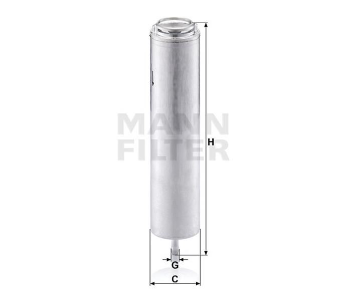 Mazot Filtresi - MANN-FILTER - WK 5002