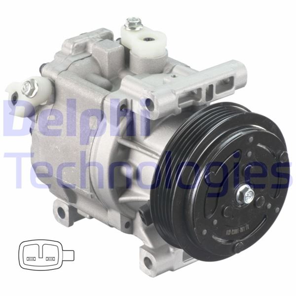 DELPHI CS20403 İklimlendirme Sistemi Kompresör Parçaları - FIAT PANDA (169_) uyumlu