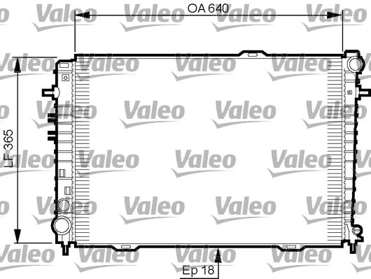 VALEO 735500 Soğutma Sistemi Su Soğutucu & Parçaları - KIA SPORTAGE II (JE_, KM_) uyumlu