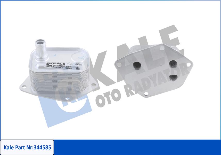 KALE OTO RADYATÖR 344585 Motor Yağ Soğutucusu - KIA SOUL I (AM) uyumlu