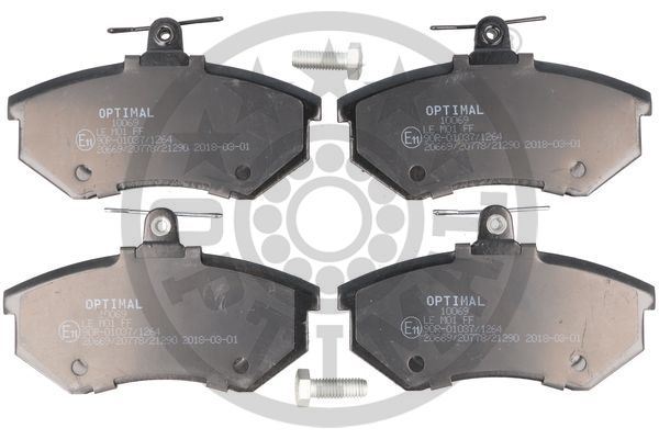 OPTIMAL BP-10069 Fren Sistemleri Fren Balatası - AUDI 80 B3 Sedan (893, 894, 8A2) uyumlu