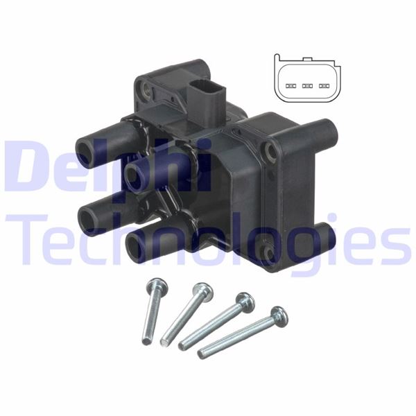 DELPHI GN10205-12B1 Ateşleme Sistemi Ateşleme Bobini - FORD C-MAX II (DXA/CB7, DXA/CEU) uyumlu
