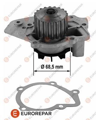 EUROREPAR 1637172580 Motor Devirdaim - CITROËN VISA uyumlu