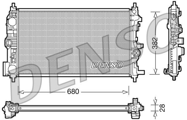 Su Radyatörü - DENSO - DRM20078 Ürün Görseli