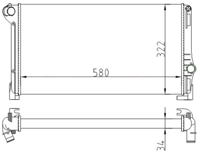 Su Radyatörü - MFI495034 Ürün Görseli