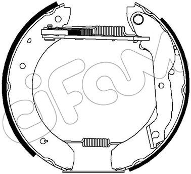 CIFAM 151-246 Fren Sistemleri Fren Pabucu - FORD SIERRA II Hatchback (GBC, GBG) uyumlu