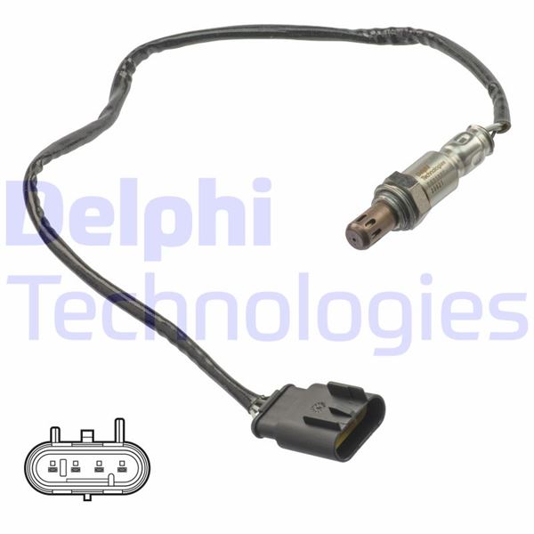 DELPHI ES21076-12B1 Emme & Egzoz Sistemi Egzoz Sensörleri - FIAT 500 (312_) uyumlu