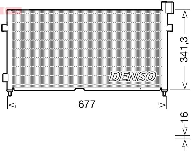 DENSO DCN99056 İklimlendirme Sistemi Klima Radyatörü - VOLVO FM uyumlu