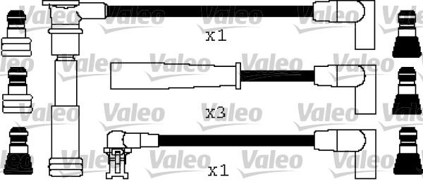 VALEO 346227 Ateşleme Sistemi Ateşleme Kablosu - RENAULT SAFRANE I (B54_) uyumlu