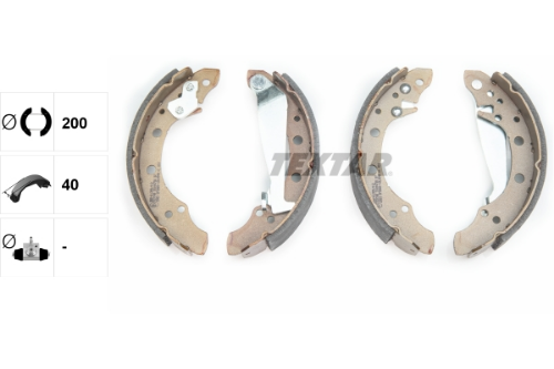 TEXTAR 91044700 Fren Sistemleri Fren Pabucu - SEAT IBIZA IV (6J5, 6P1) uyumlu