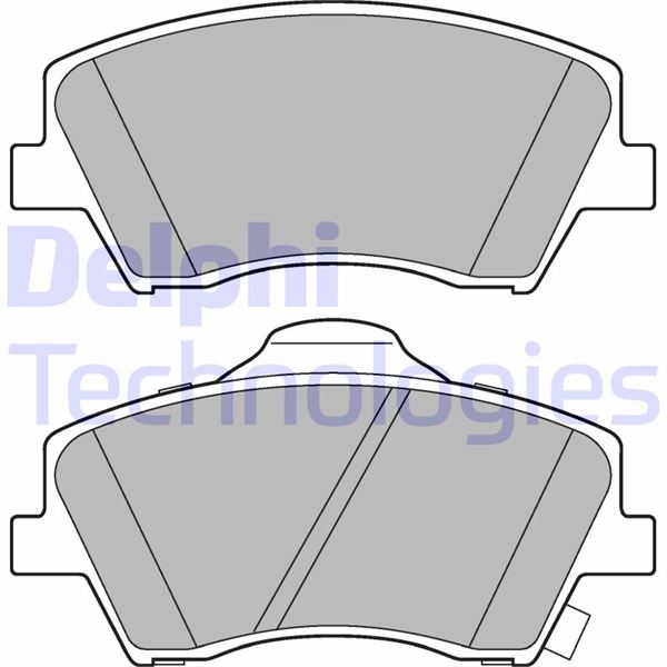 DELPHI LP3264 Fren Sistemleri Fren Balatası - HYUNDAI GRANDEUR (HG) uyumlu
