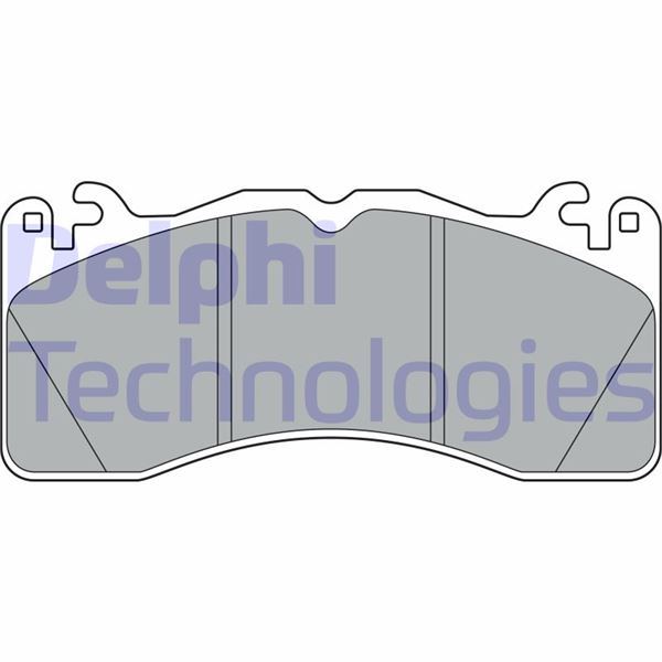 DELPHI LP3377 Fren Sistemleri Fren Balatası - FORD USA MUSTANG Coupe uyumlu