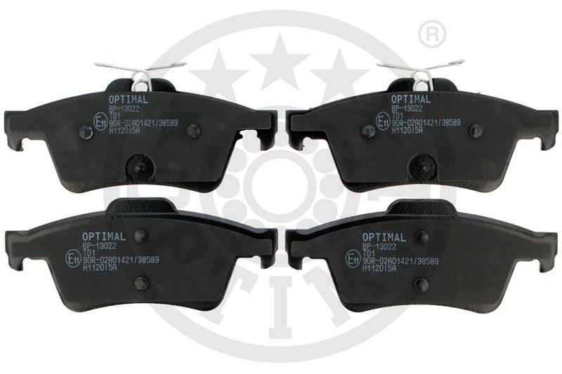 OPTIMAL BP-13022 Fren Sistemleri Fren Balatası - PEUGEOT 508 I (8D_) uyumlu