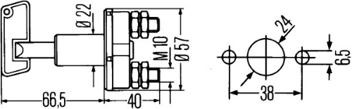 HELLA 6EK 002 843-001 Elektrik Sistemi Şalter