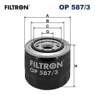 FILTRON OP 587/3 Motor Yağ Filtresi - MITSUBISHI L200 / TRITON (KA_T, KB_T) uyumlu