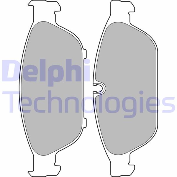 DELPHI LP2238 Fren Sistemleri Fren Balatası - AUDI A7 Sportback (4GA, 4GF) uyumlu