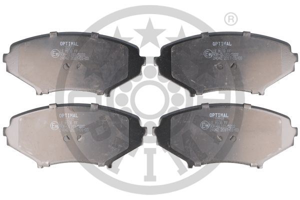 OPTIMAL BP-12237 Fren Sistemleri Fren Balatası - MAZDA RX-8 (SE, FE) uyumlu