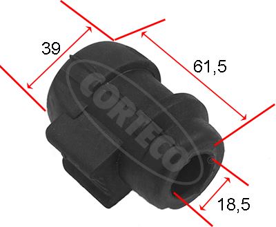 CORTECO 80001465 Süspansiyon Sistemi Stabilizatör - RENAULT MEGANE I (BA0/1_) uyumlu