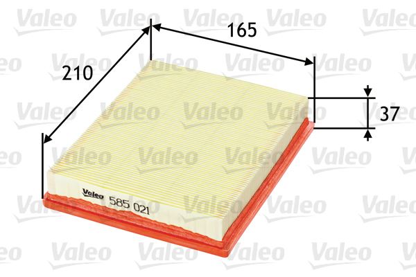 VALEO 585021 Motor Hava Filtresi - OPEL CORSA B (S93) uyumlu