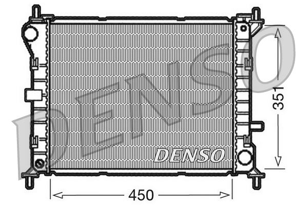 DENSO DRM10050 Soğutma Sistemi Su Soğutucu & Parçaları - FORD FOCUS I (DAW, DBW) uyumlu