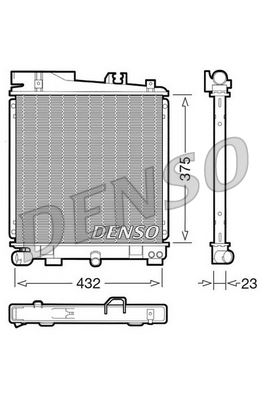 DENSO DRM05029 Soğutma Sistemi Su Soğutucu & Parçaları - BMW 3 (E30) uyumlu