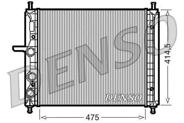 DENSO DRM09034 Soğutma Sistemi Su Soğutucu & Parçaları - FIAT BRAVA (182_) uyumlu