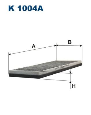 FILTRON K 1004A İklimlendirme Sistemi Polen Filtresi - AUDI COUPE B3 (89, 8B3) uyumlu