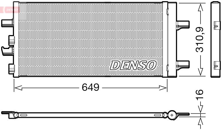 DENSO DCN05104 İklimlendirme Sistemi Klima Radyatörü - MINI MINI (F56) uyumlu