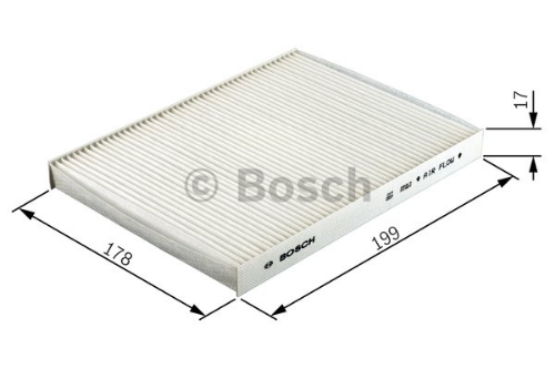 BOSCH 1 987 432 172 İklimlendirme Sistemi Polen Filtresi - SUZUKI LIANA Hatchback uyumlu