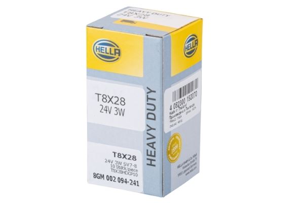 HELLA 8GM 002 094-241 Farlar & Aydınlatma Ampuller