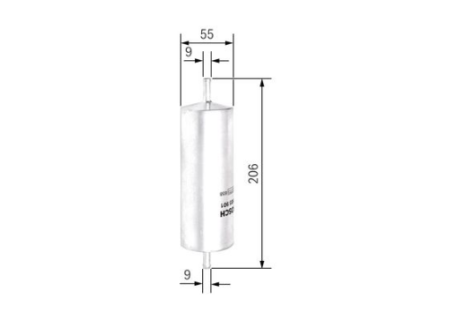 BOSCH 0 450 905 901 Yakıt Sistemi Yakıt Filtresi - BMW 3 (E30) uyumlu